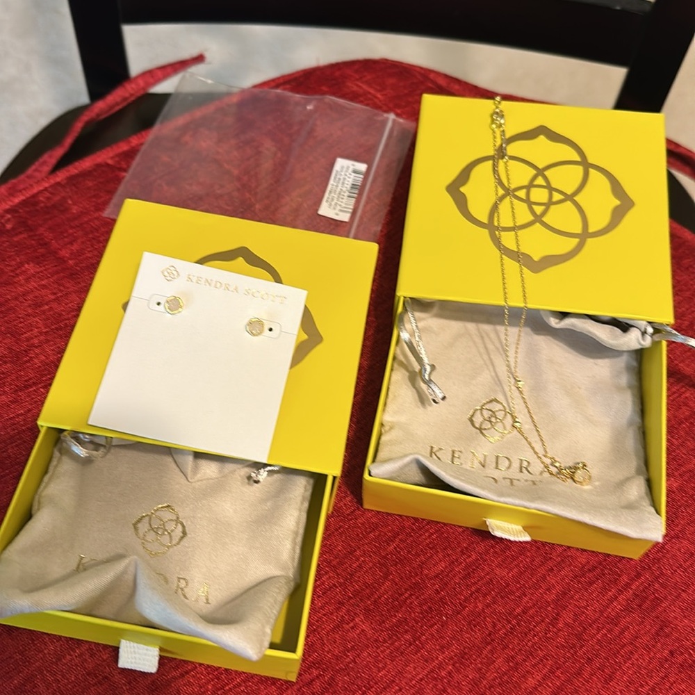 Jewelry kendra Scott   Set. Necklace and ear rings new never worn - Picture 2 of 5